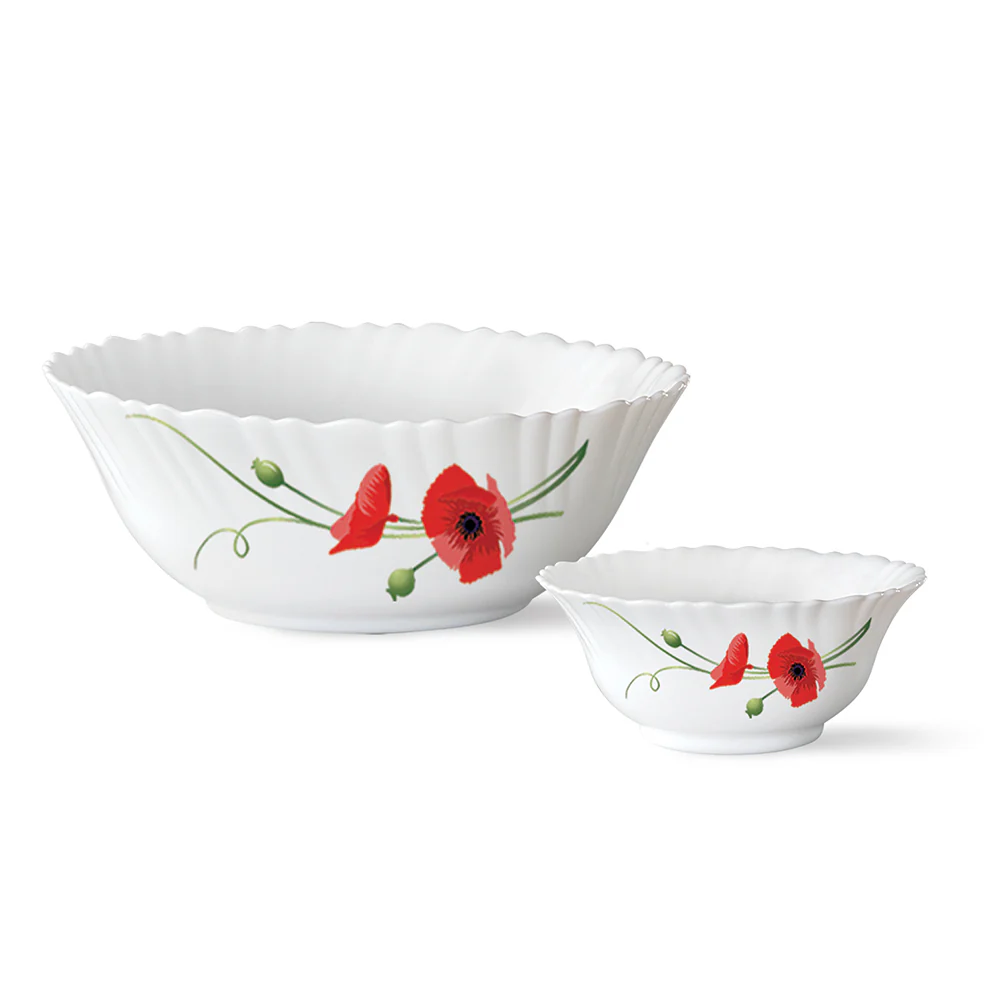 Larah Red Carnation Pudding Set, 5 pc - Image 5