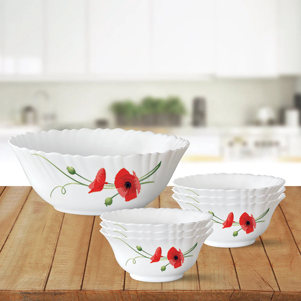 Larah Red Carnation Pudding Set, 5 pc (Mini)