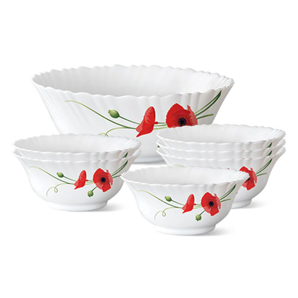 Larah Red Carnation Pudding Set, 7 pc (Small) - Image 2