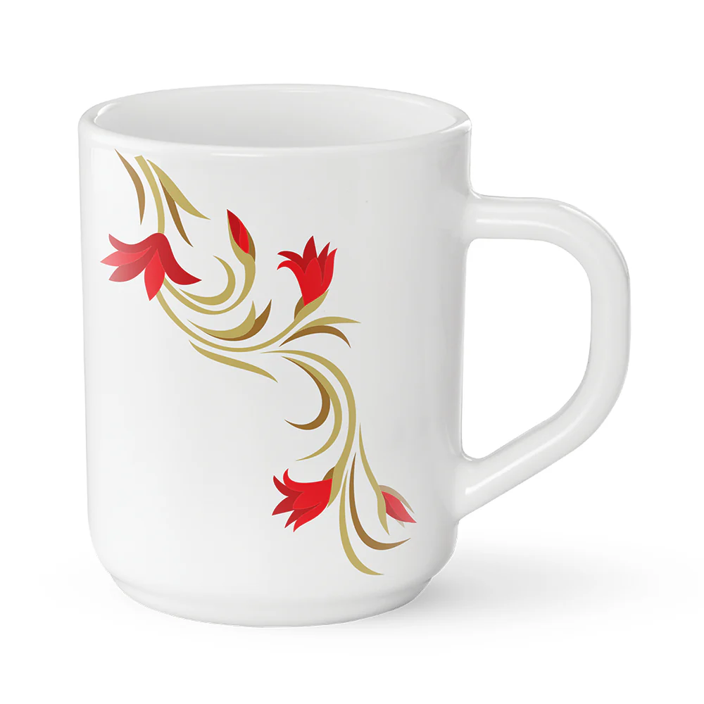 Larah Lily Mug, Red - Image 2