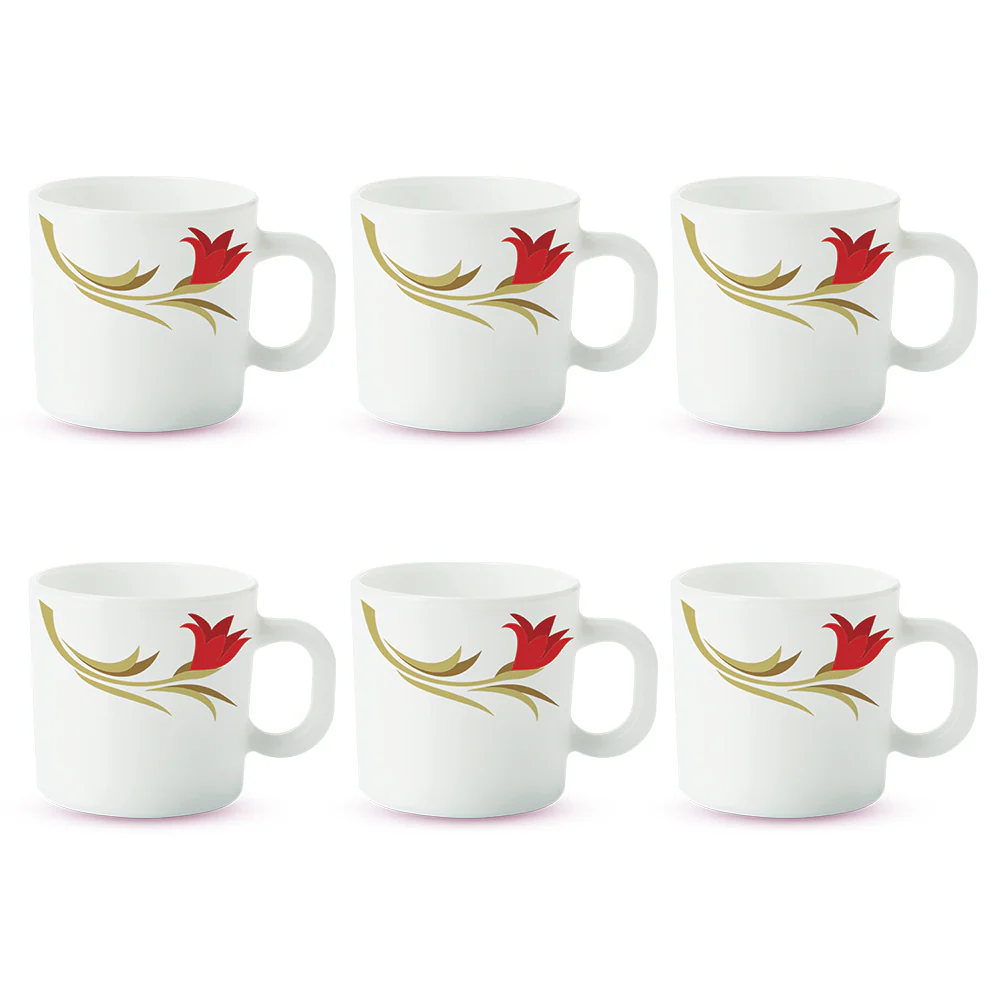 Larah Red Lily Mug Set - Image 2