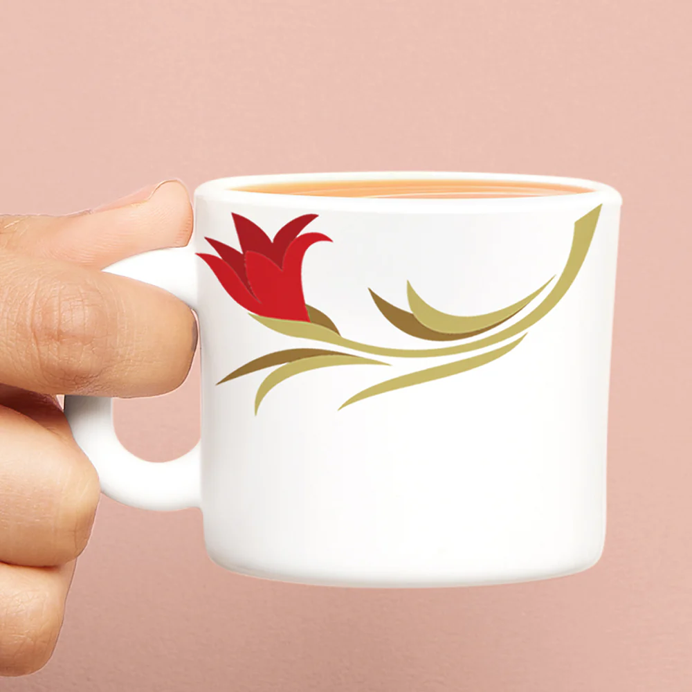 Larah Red Lily Mug Set - Image 3