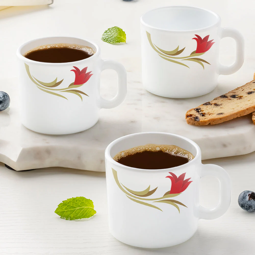 Larah Red Lily Mug Set - Image 11
