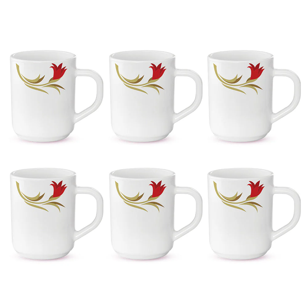 Larah Red Lily Mug Set - Image 4