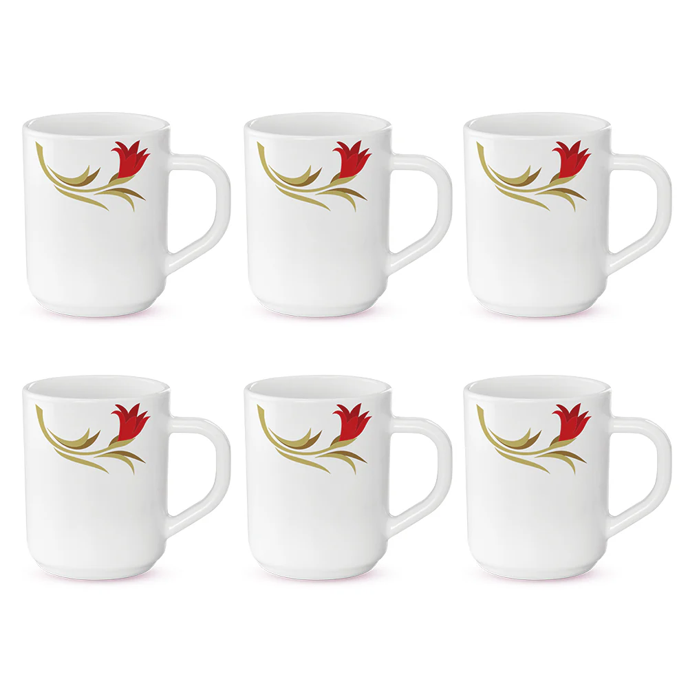 Larah Red Lily Mug Set - Image 2