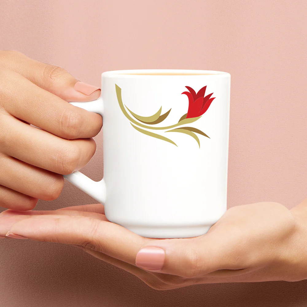 Larah Red Lily Mug Set - Image 3