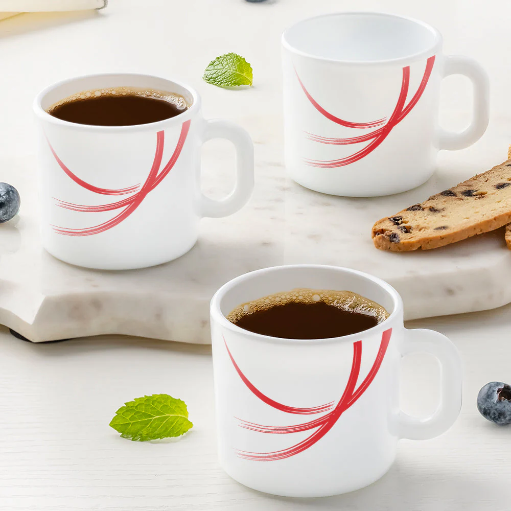 Larah Red Stella Mug Set - Image 10