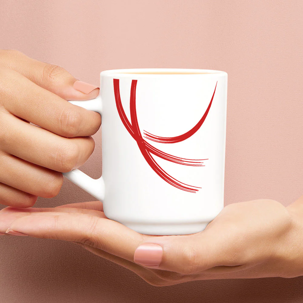 Larah Red Stella Mug Set - Image 11