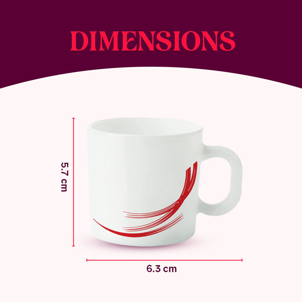Larah Red Stella Mug Set - Image 6