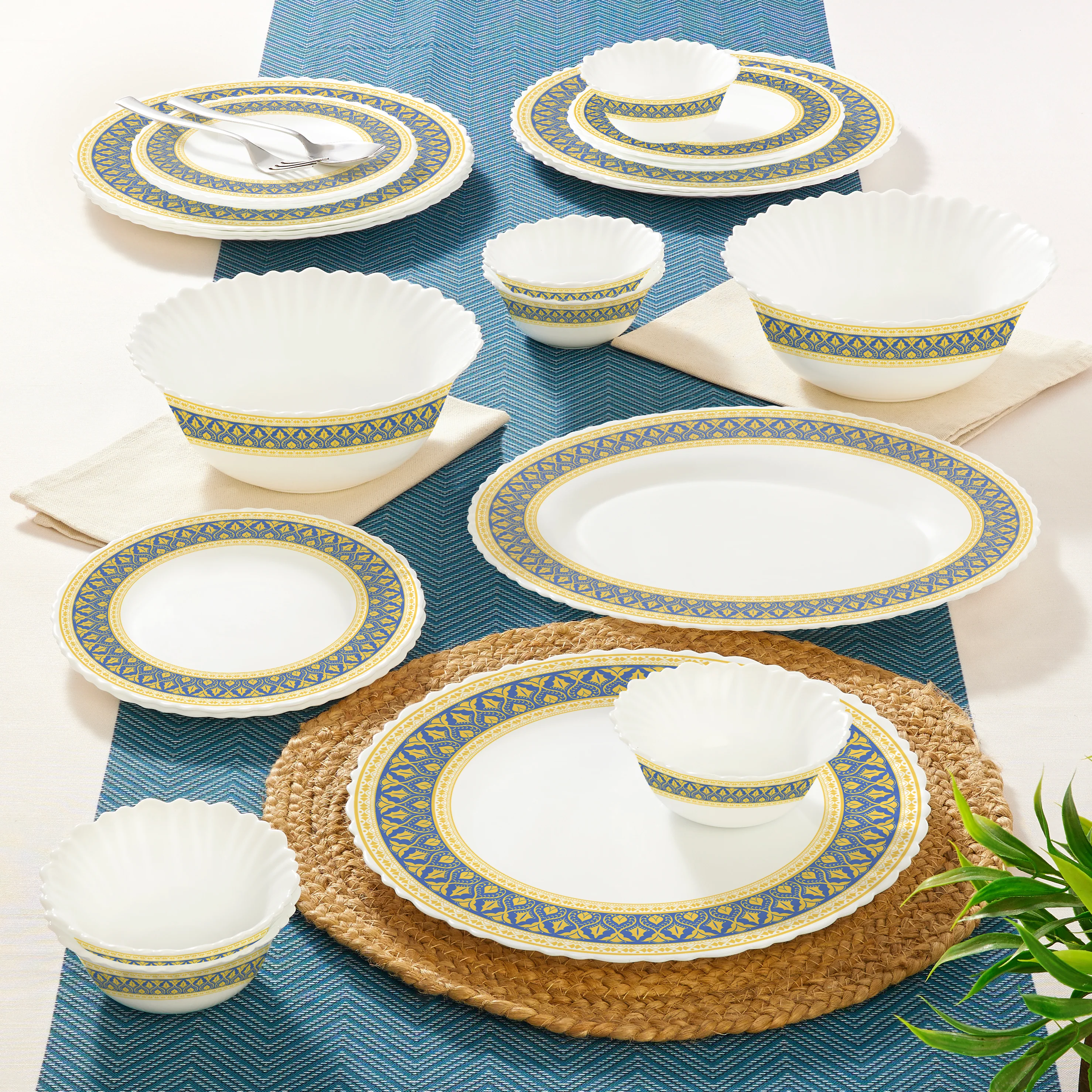 Larah Regal Dinner Set, 21 pc - Image 9