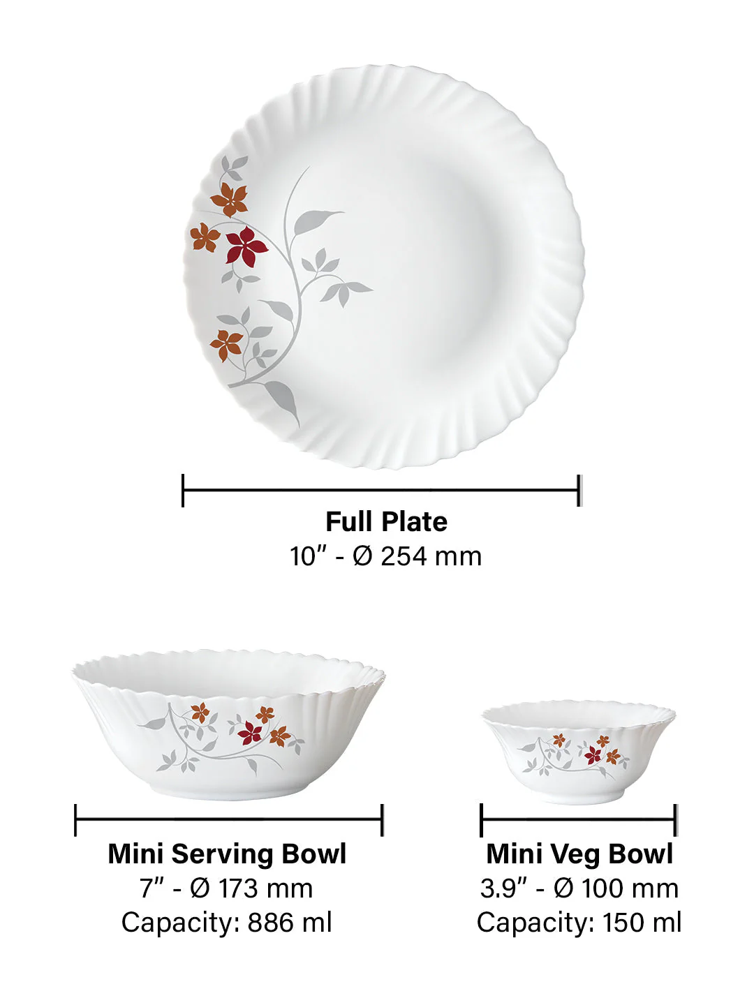 Larah Rosalie Dinner Set 24 pc - Image 3