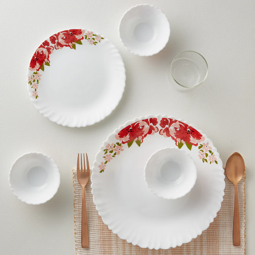 Larah Rose Red Dinner Set, 15 pc - Image 6