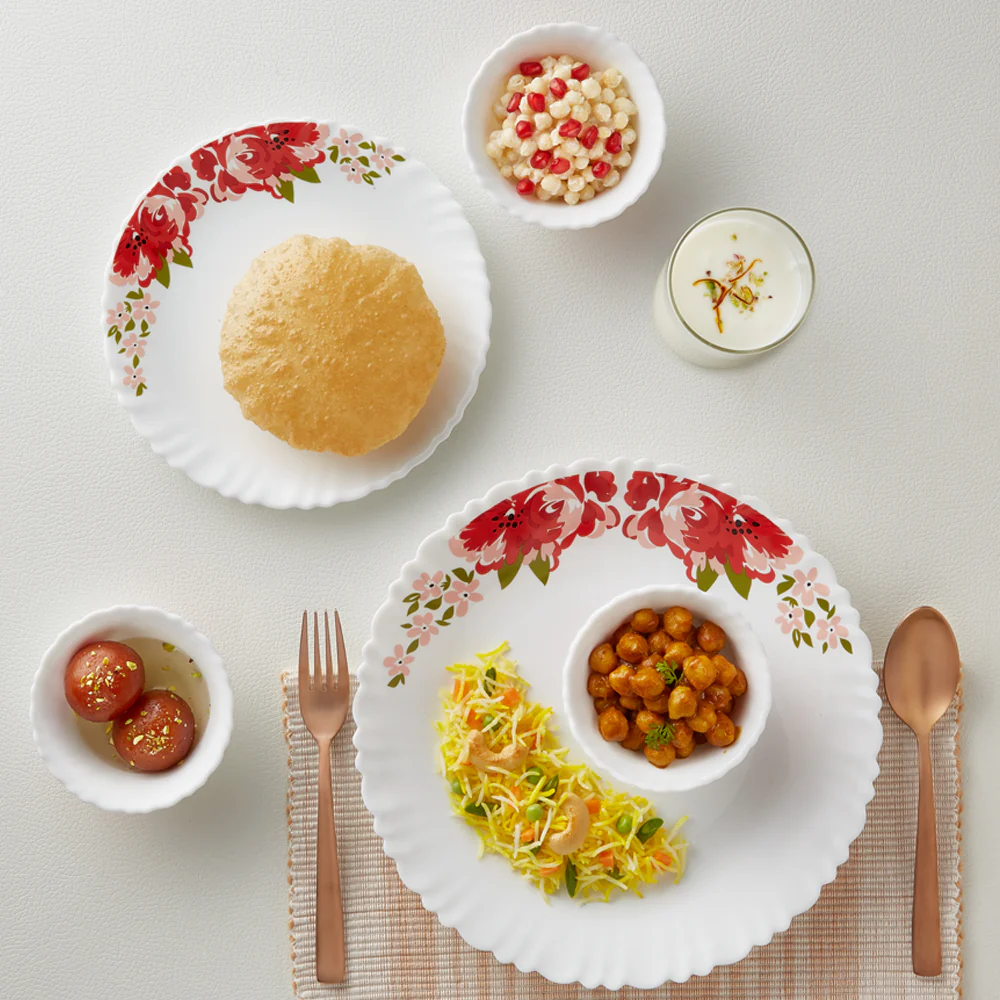 Larah Rose Red Dinner Set, 15 pc - Image 7