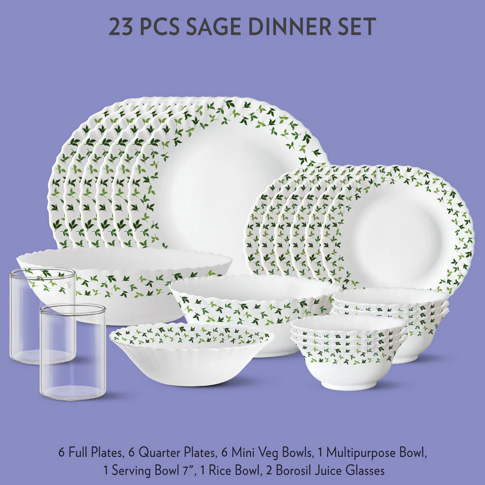 Larah Sage Dinner Set - Image 3