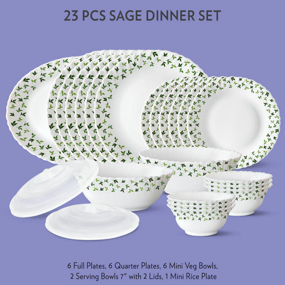 Larah Sage Dinner Set - Image 4