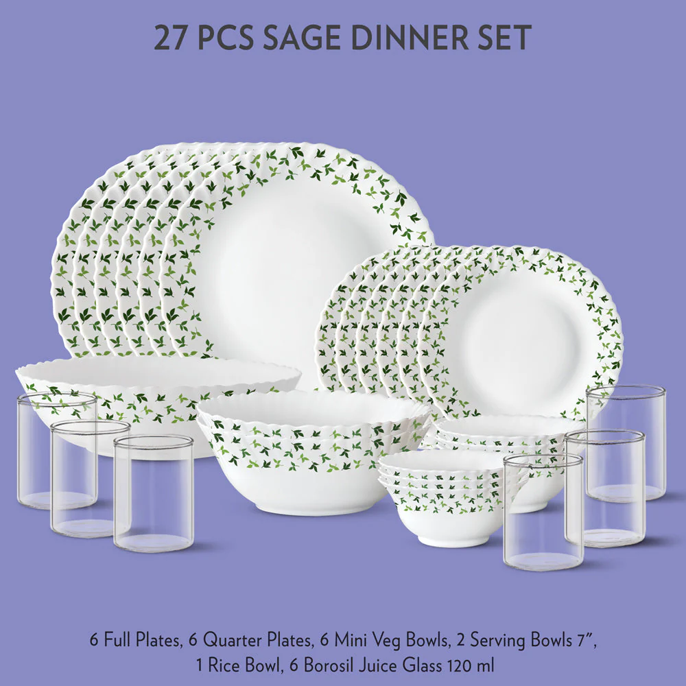Larah Sage Dinner Set - Image 5