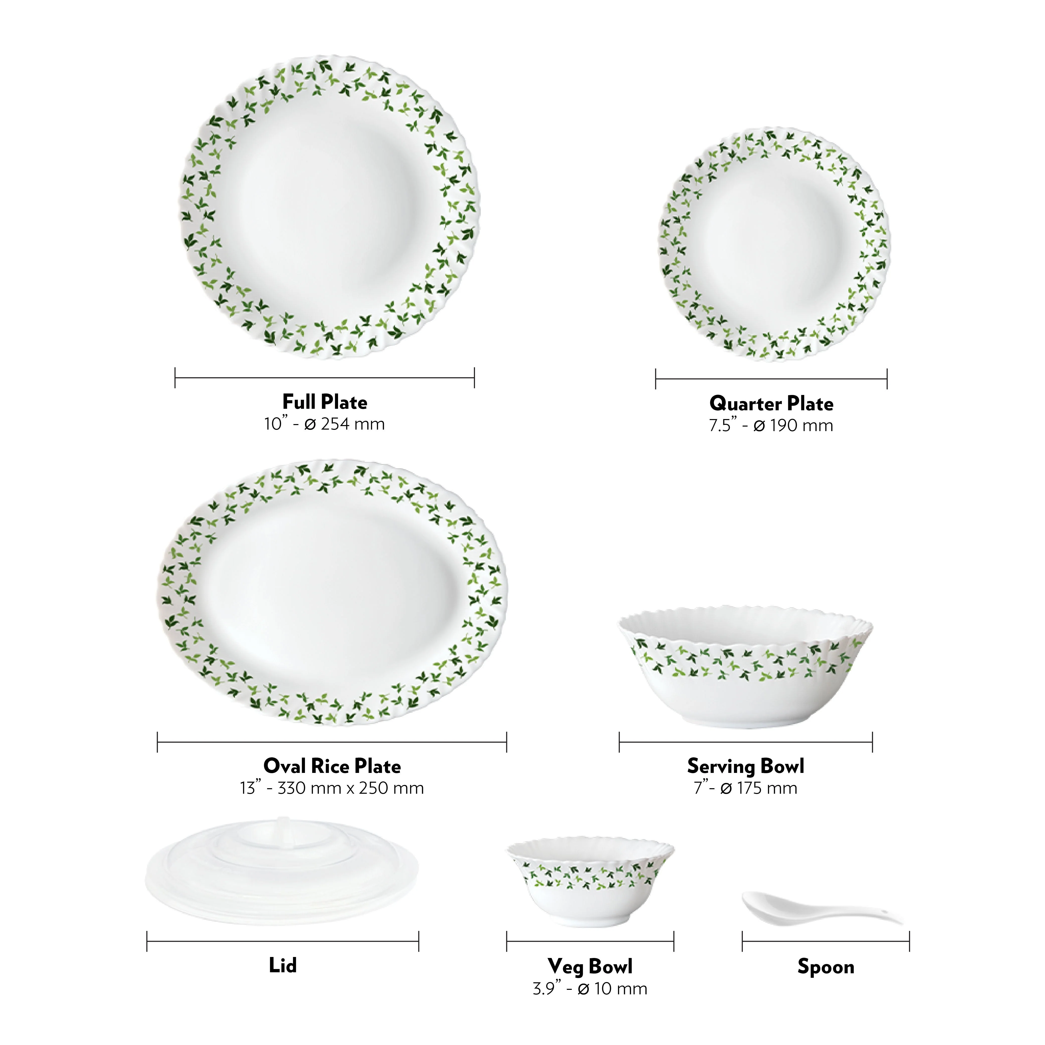 Larah Sage Dinner Set - Image 7