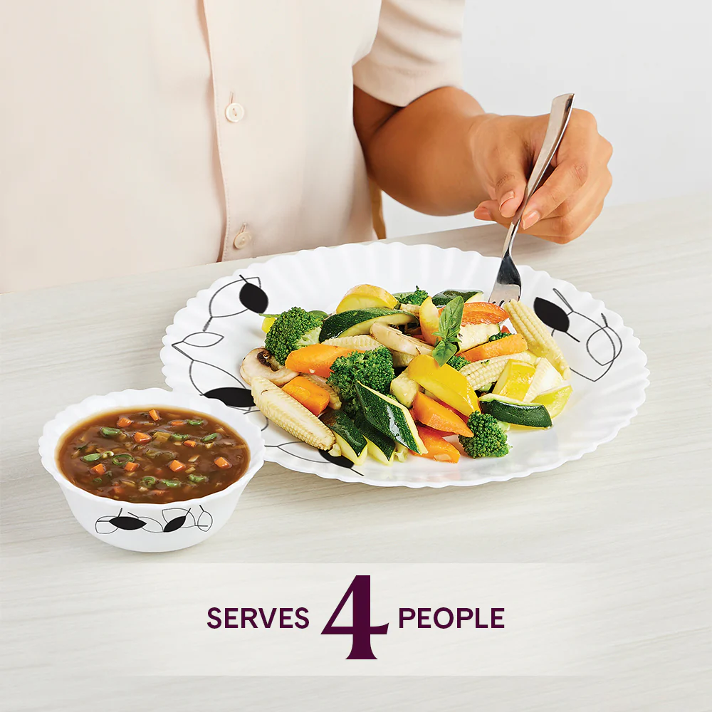 Larah Shadow Dinner Set, 13 pc - Image 4