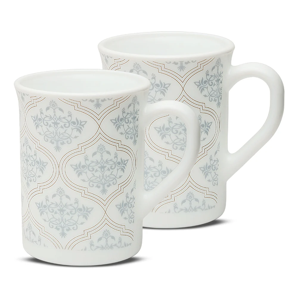 Larah Sivas Grey Mug Set, 350ml x 2 - Image 2