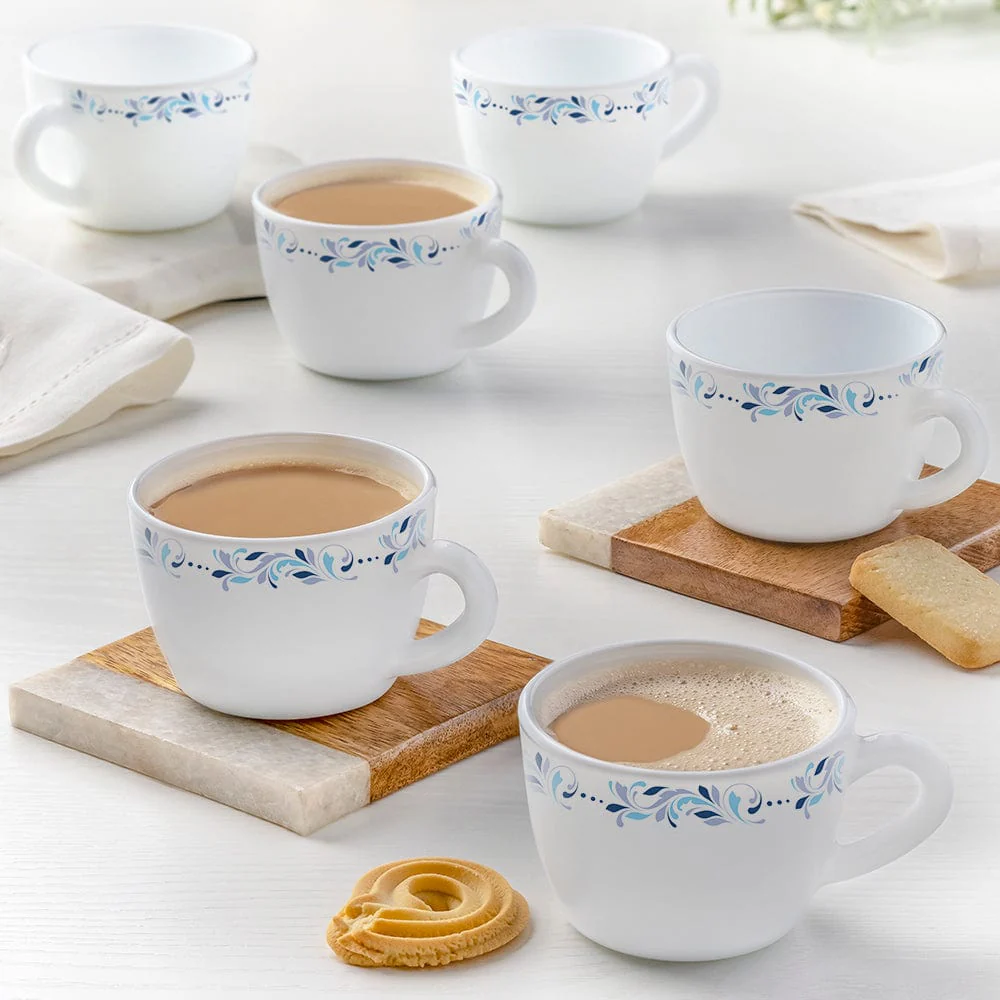Larah Skyleaf Cup Set, 140ml x 6 - Image 2
