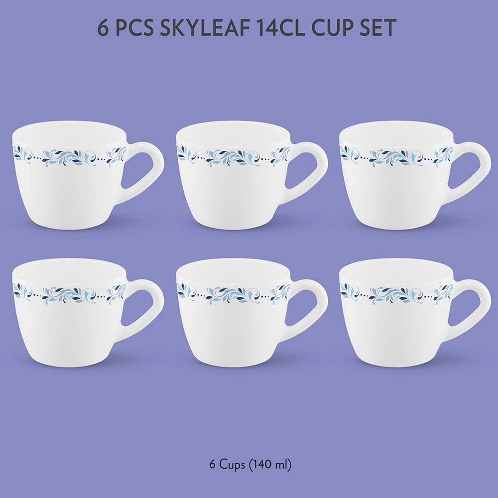 Larah Skyleaf Cup Set, 140ml x 6 - Image 3