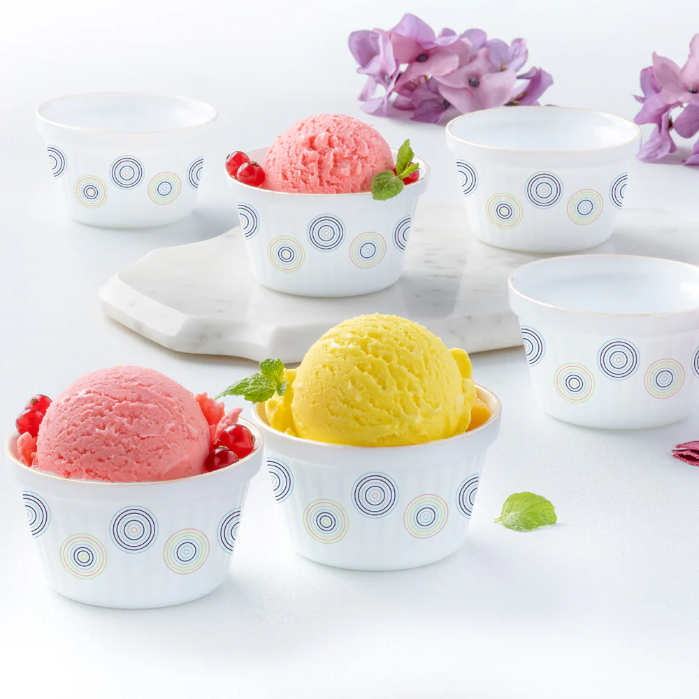 Larah Sorbet Ice Cream Bowl Set, 6 pc - Image 8
