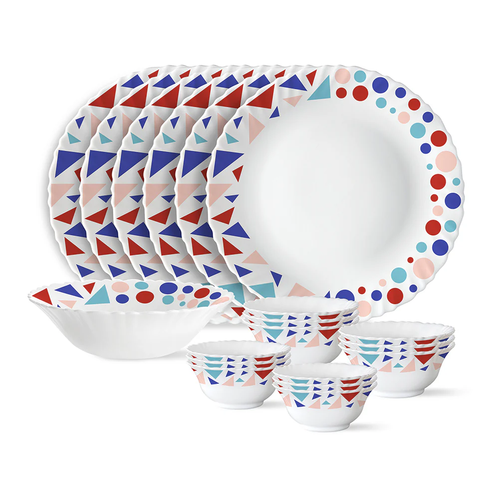 Larah Speckle 19 pc Dinner Set