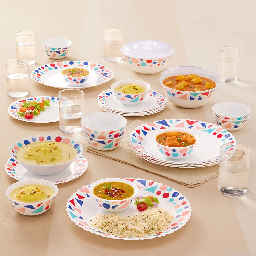 Larah Speckle Dinner Set 35 pc - Image 2