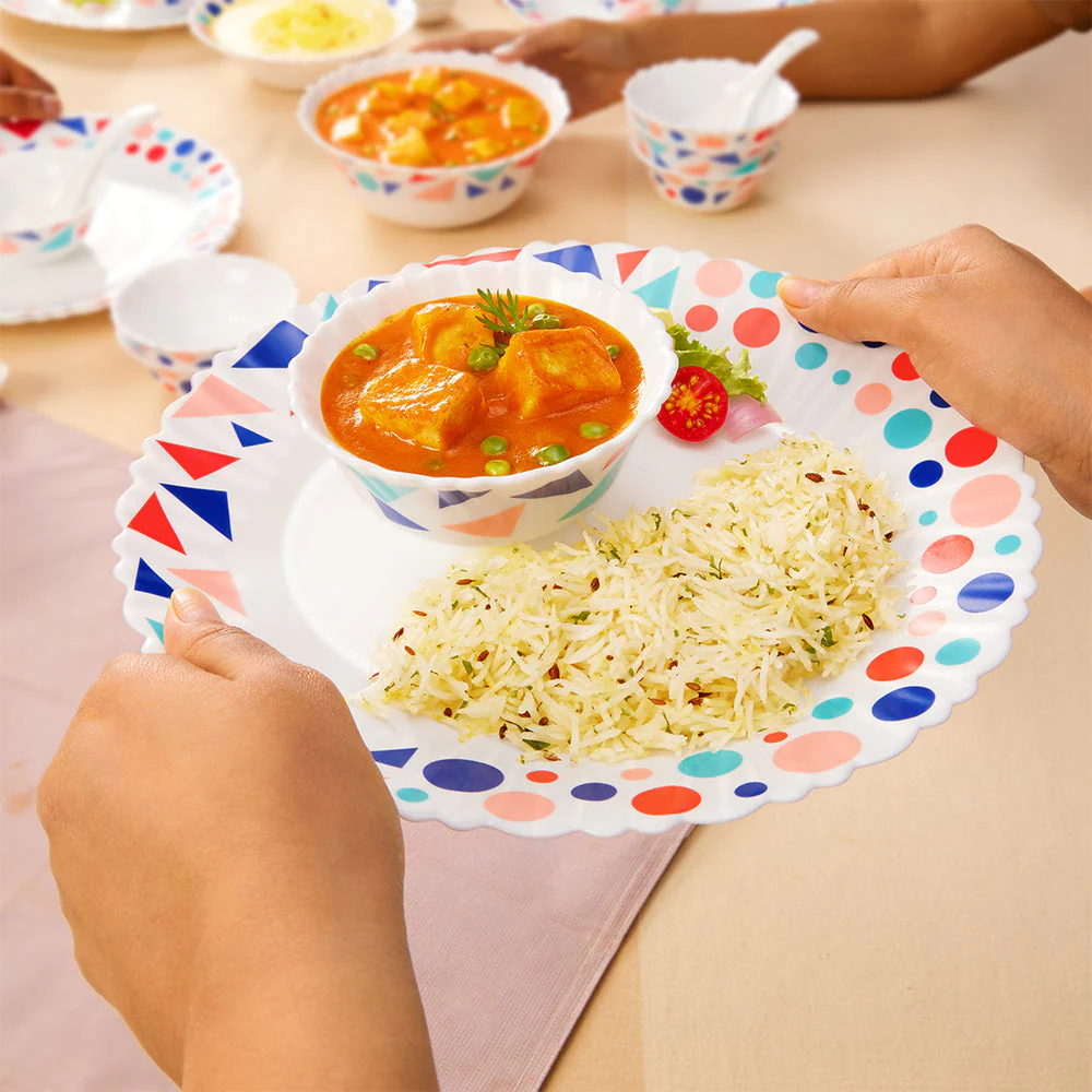 Larah Speckle Dinner Set 35 pc - Image 4