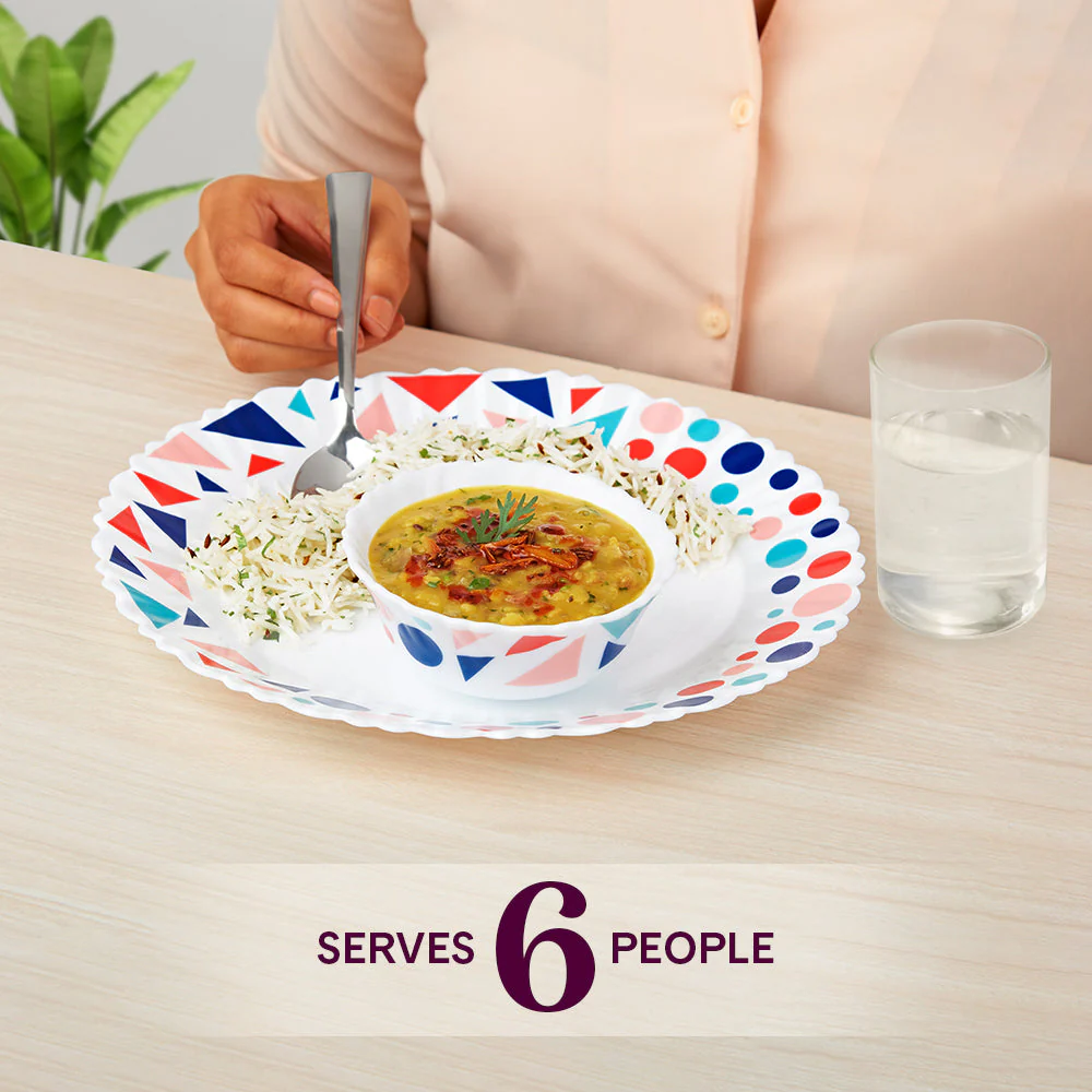 Larah Speckle Dinner Set 35 pc - Image 5