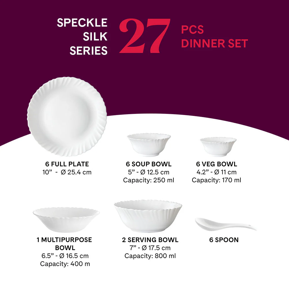 Larah Speckle Dinner Set 35 pc - Image 6