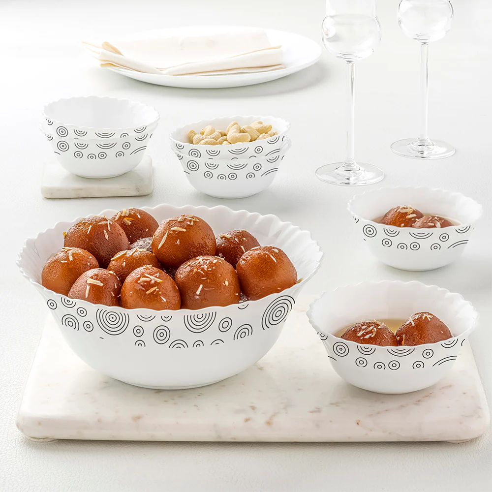 Larah Spiral 7 pc Pudding Set