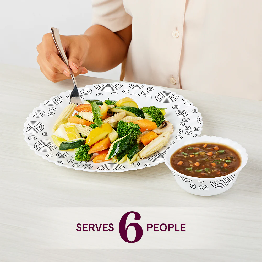 Larah Spiral Dinner Set - Image 6