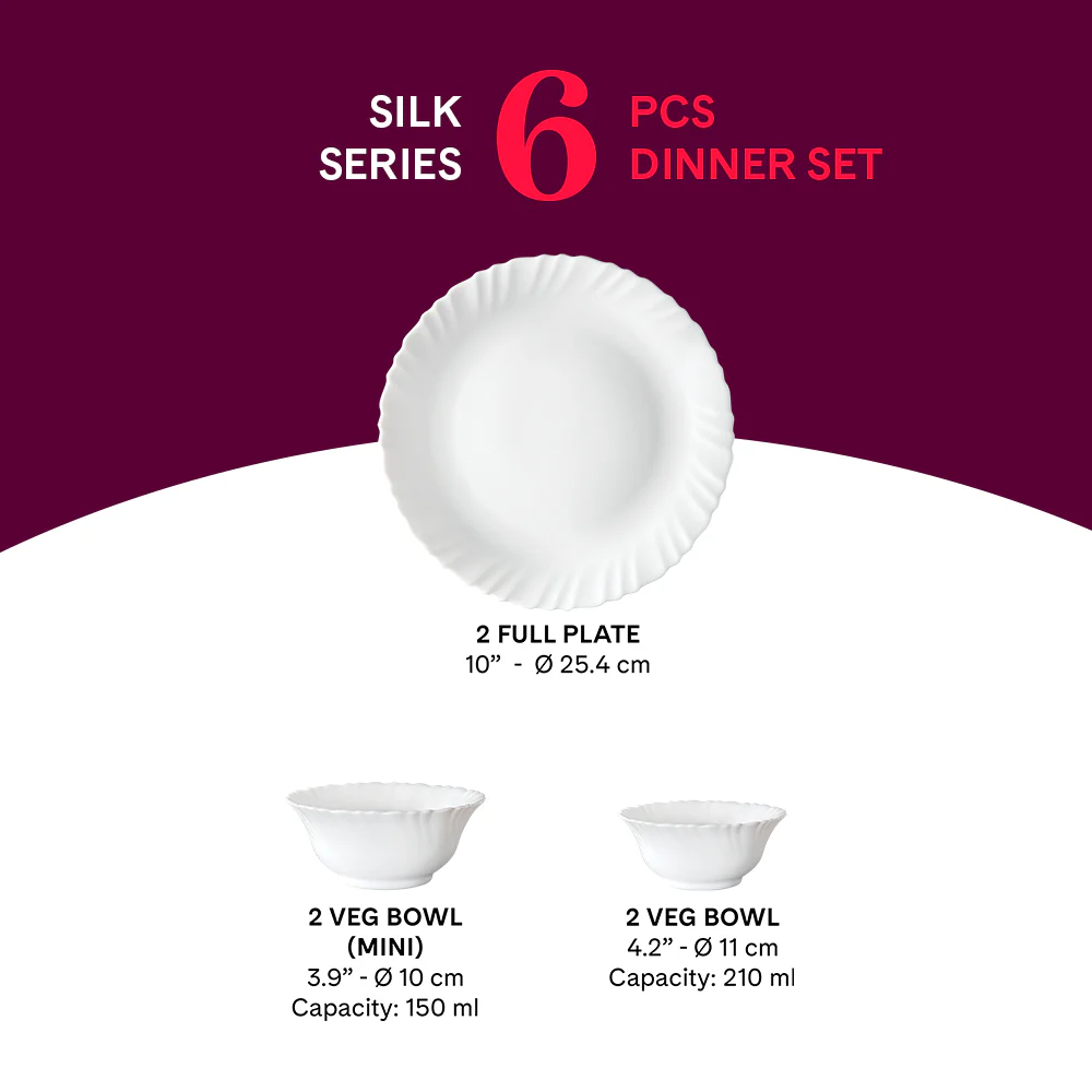 Larah Stardust 6 pc Dinner Set - Image 5