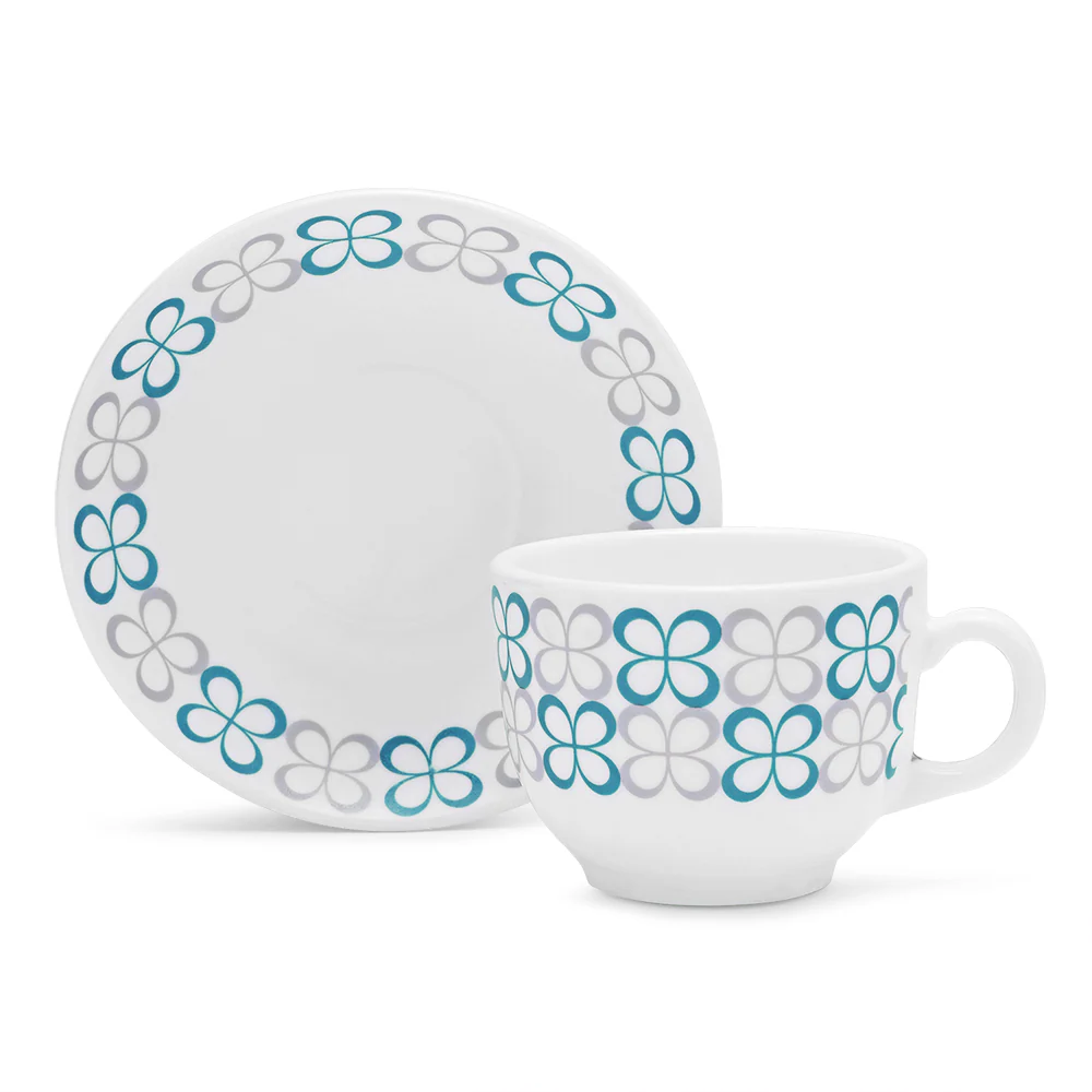 Larah Sundrop Cup n Saucer Set, Blue - Image 12