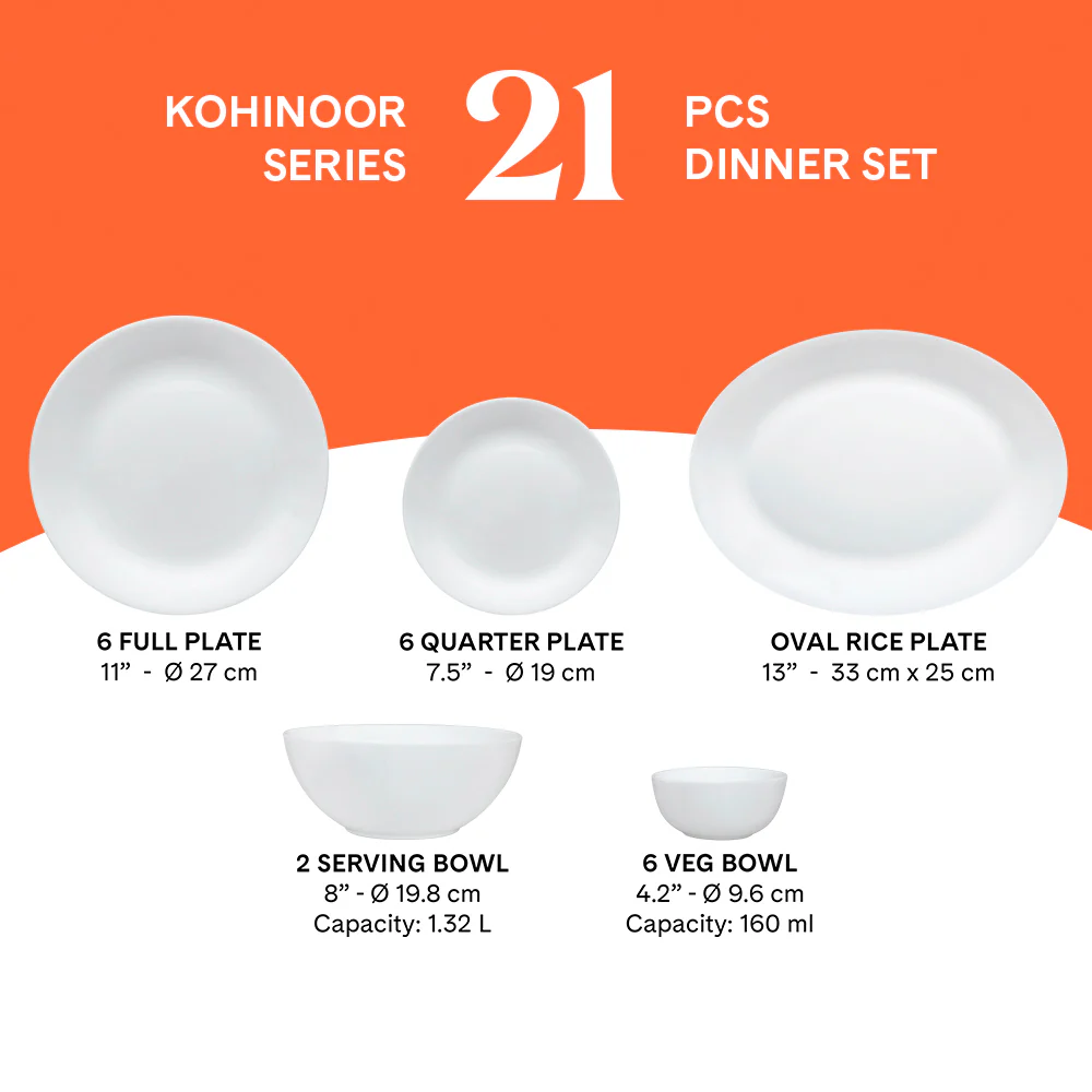 Larah Taj Dinner Set 21 pc - Image 3