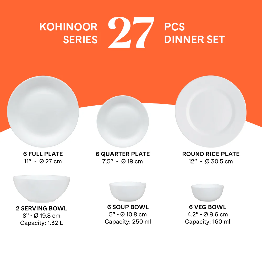 Larah Taj Dinner Set 27 pc - Image 3