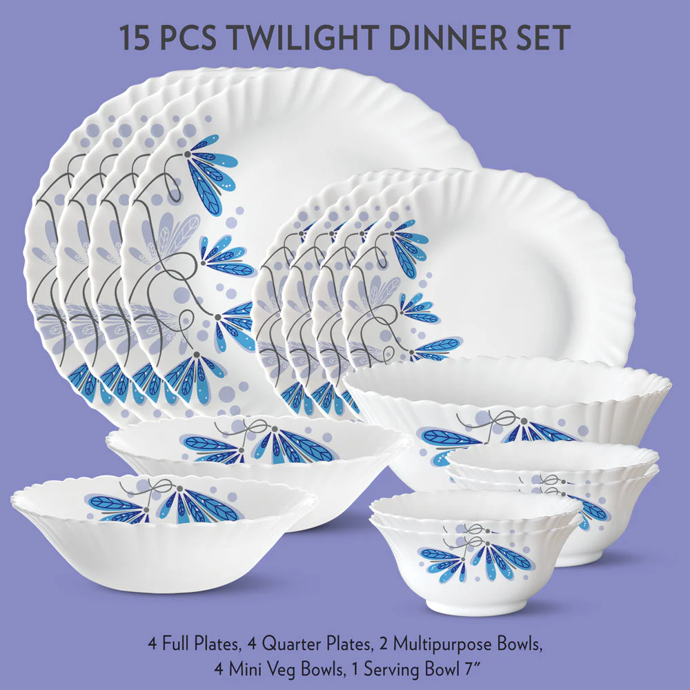 Larah Twilight Dinner Set, 15 pc - Image 7