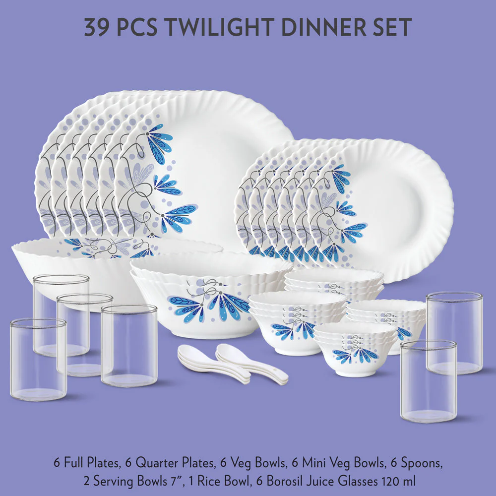 Larah Twilight Dinner Set, 23 pc - Image 6