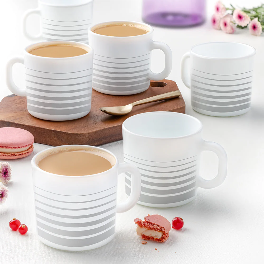 Larah Urban Assorted Mug Set, 180ml x 6 - Image 12