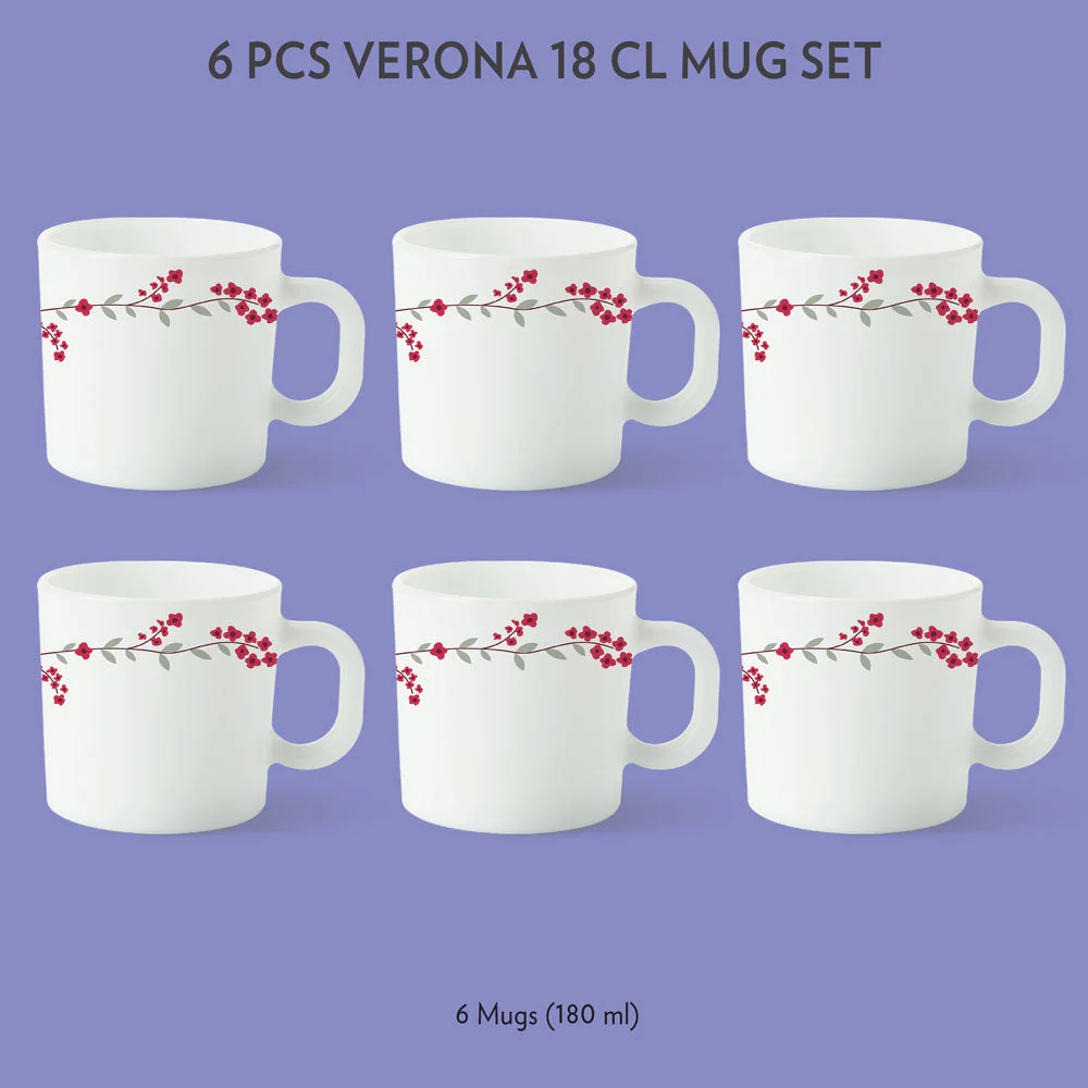 Larah Verona Mug Set, 6 x 180ml - Image 21