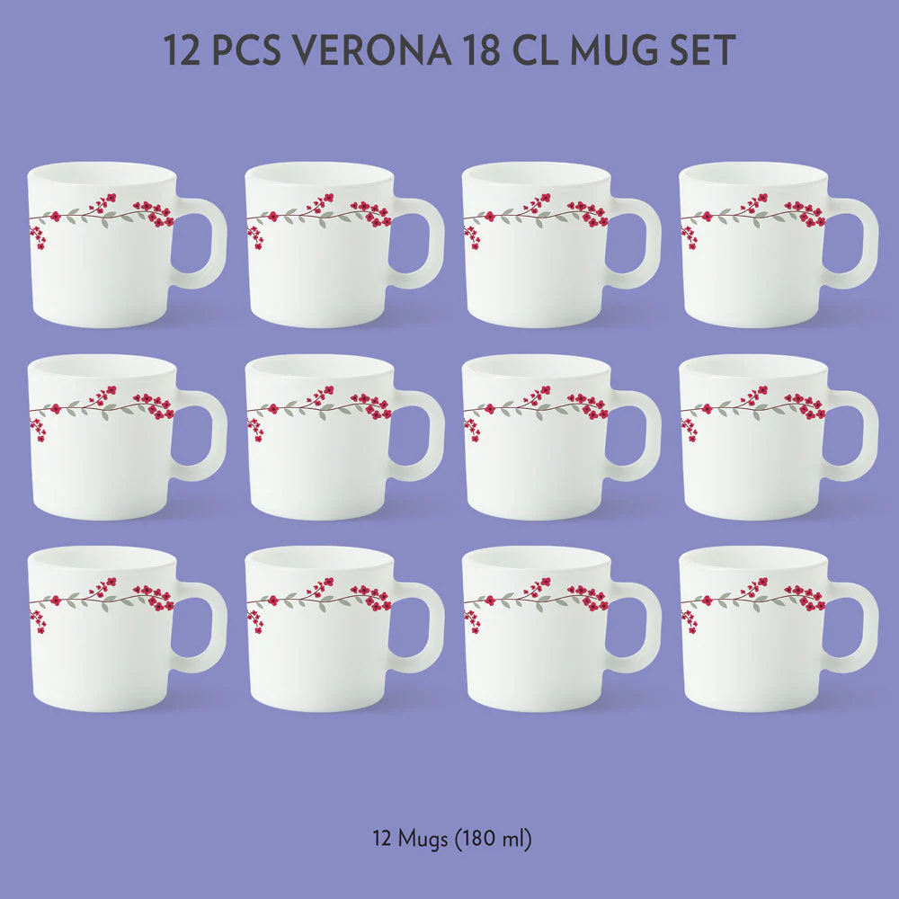 Larah Verona Mug Set, 6 x 180ml - Image 23