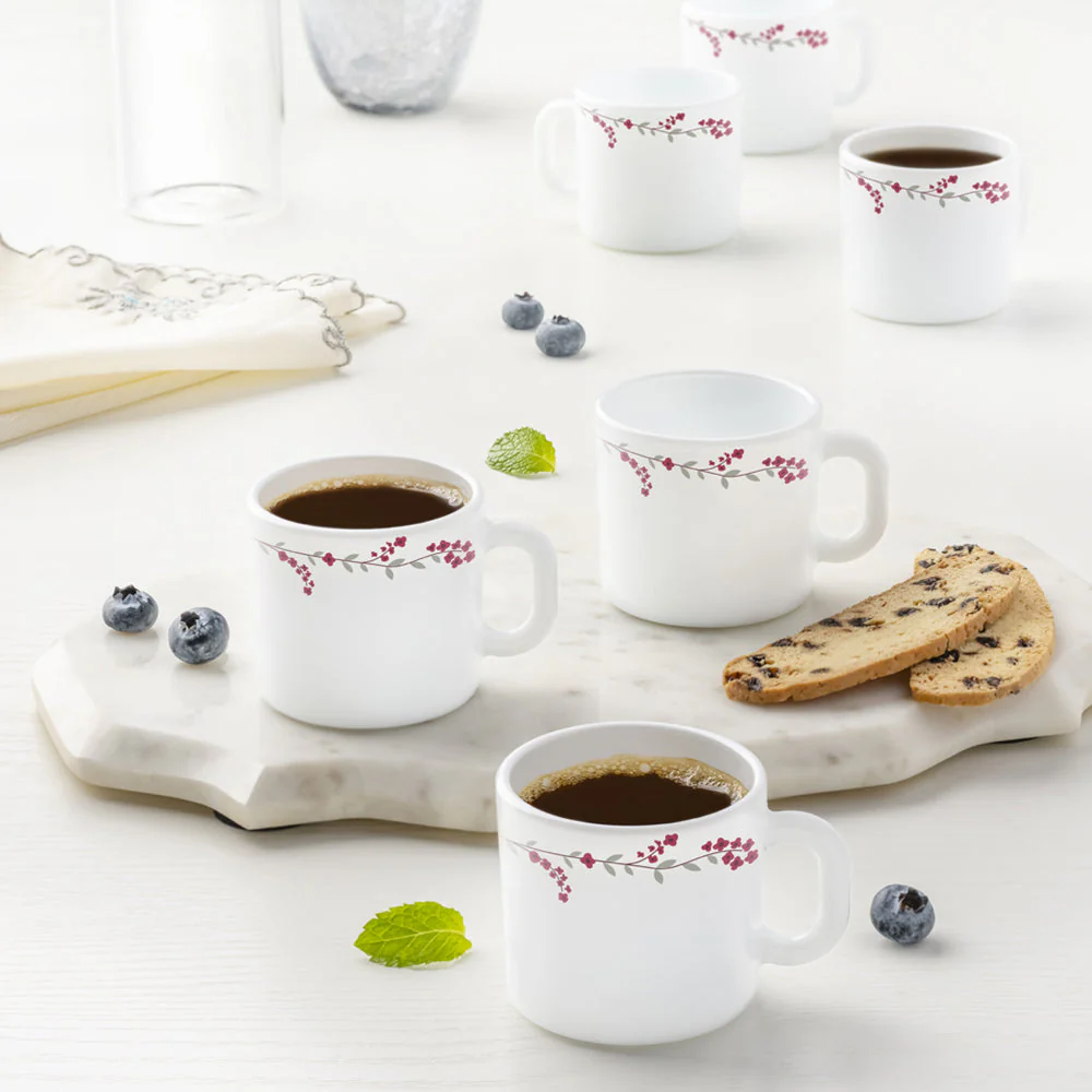 Larah Verona Mug Set, 6 x 180ml - Image 3