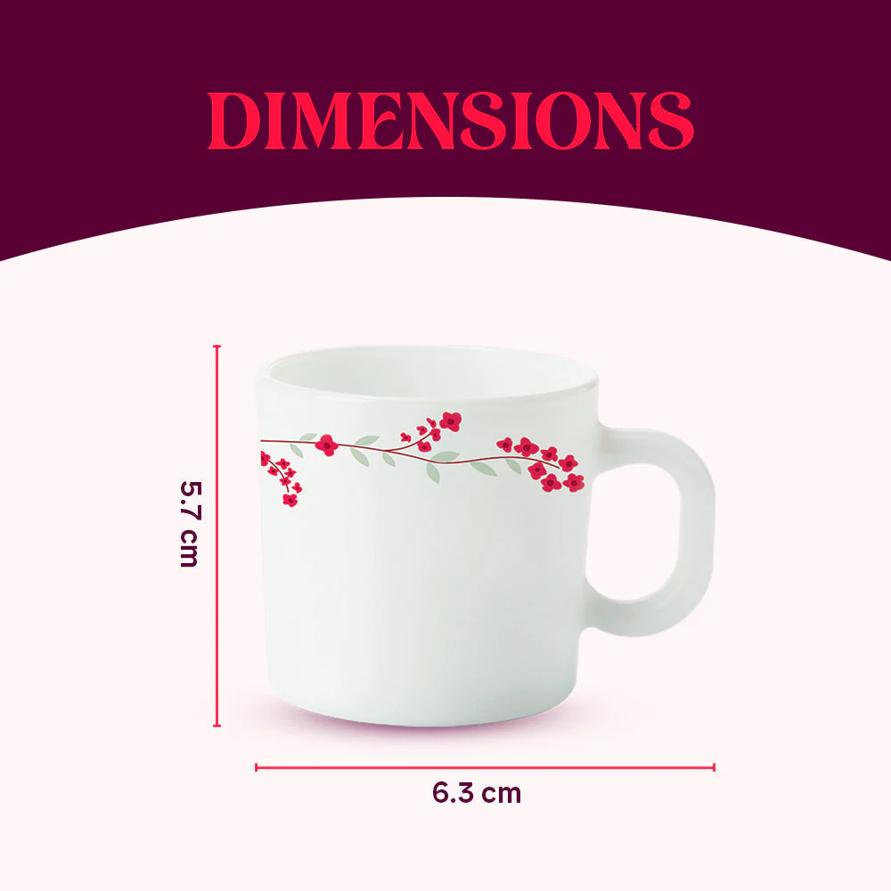 Larah Verona Mug Set, 6 x 180ml - Image 7