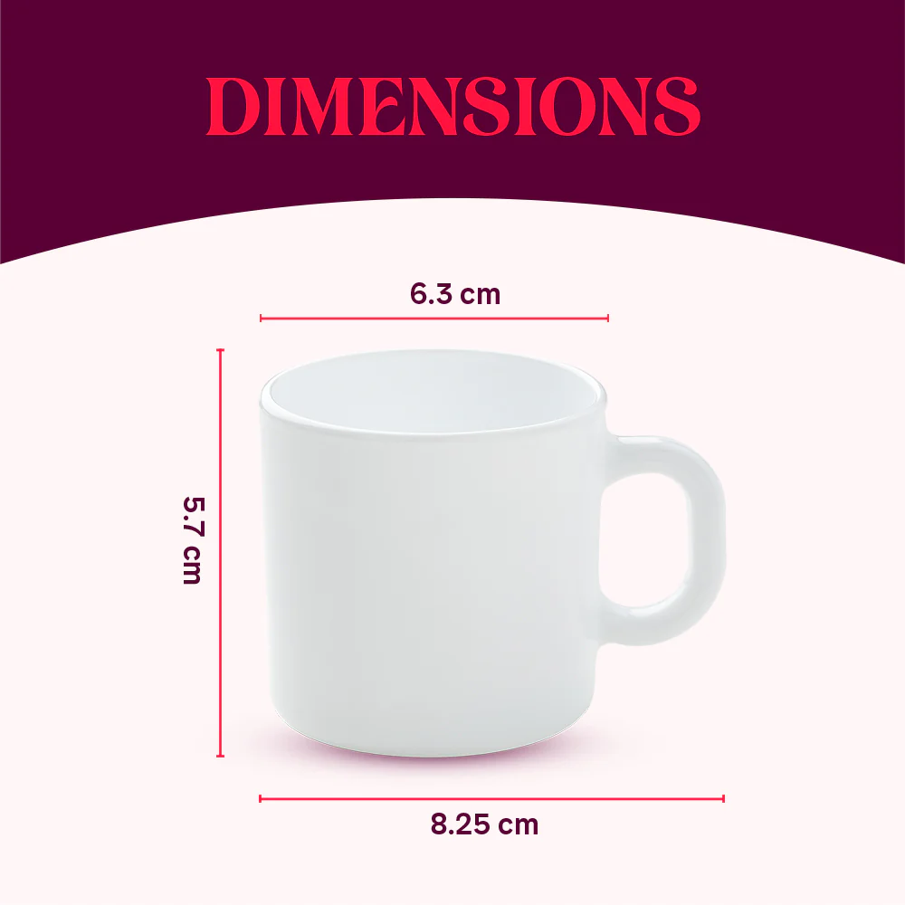 Larah Verona Mug Set, 100ml x 6 - Image 4