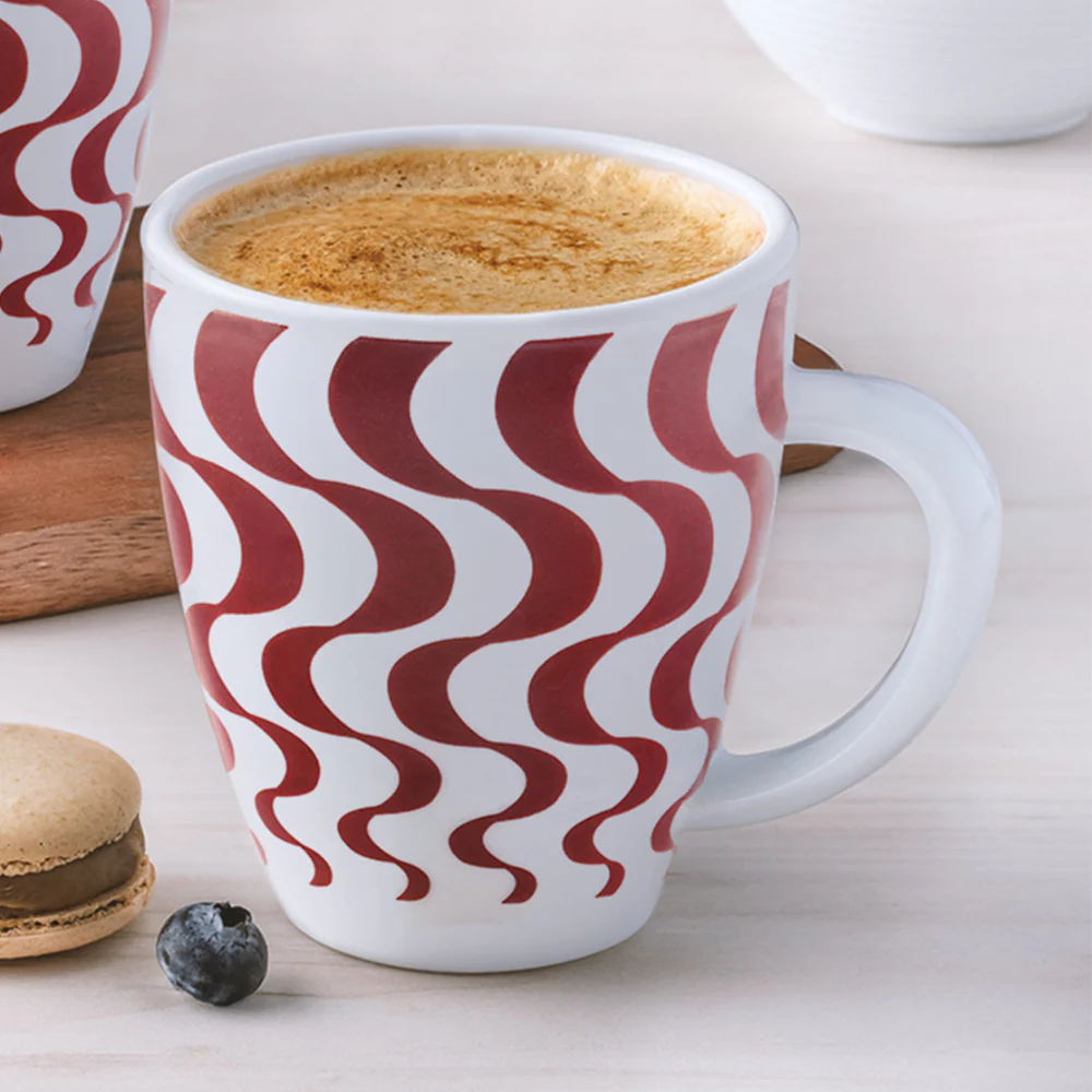 Larah Waves Mug, Brown