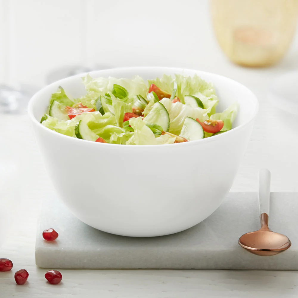 Larah White Mixing n Serving Bowl, 1L - Image 2
