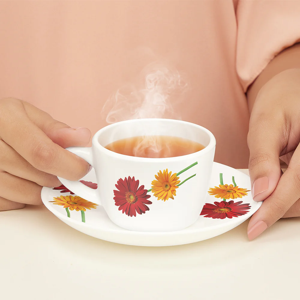 Larah Zinnia Cup n Saucer Set - Image 2