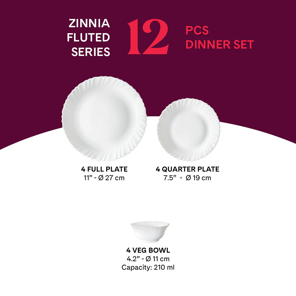 Larah Zinnia Dinner Set, 12 pc - Image 2