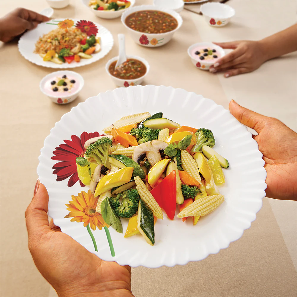 Larah Zinnia Dinner Set, 44 pc - Image 5
